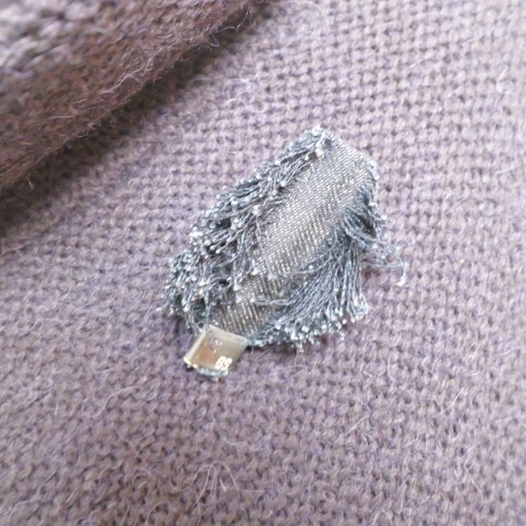 G-STAR RAW Mono Poncho KNIT S/LESS Womens X SMALL Loose Jacket, Navy - Picture 3 of 12